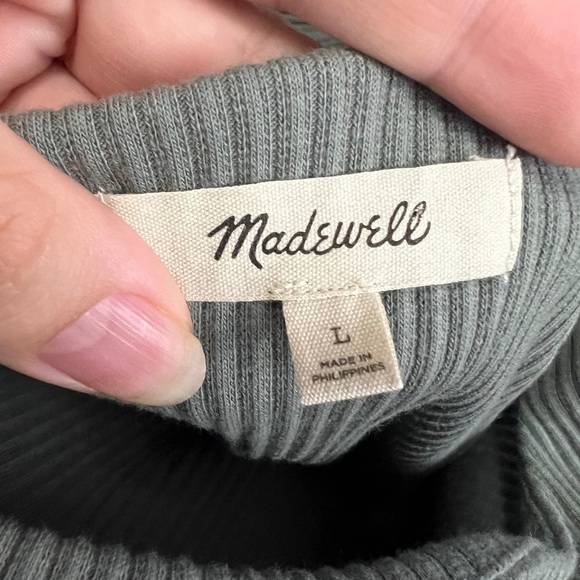 Madewell Ribbed Knit Bodycon Dress – Size L - Picture 2 of 6